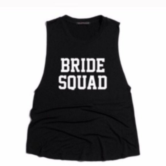 ❤️$5 BUNDLE SALE S-3x Bride Squad tank tops - Picture 3 of 4